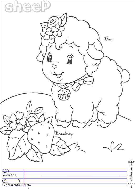 coloriage mouton 2
